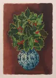 Moïse Kisling, Ostrokrzew, litografia barwna, papier, wym. kompozycji 27