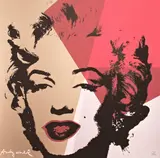 Marilyn Monroe by Andy Warhol, serigrafia, papier, sold Jun 2023