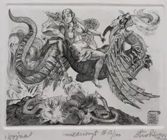 Stanisław Rolicz, Wojna, 1944 r., 1944, miedzioryt, papier