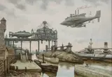 Vadim Voitekhovitch, The duty ship II, 2015, 2015, olej, płótno