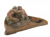 Wacław Bębnowski, Akt ze sfinksem (Kałamarz), 1926 r., 1926, terakota