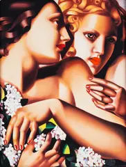 Tamara Łempicka, Printemps, serigrafia barwna, papier, 42