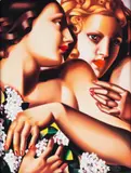 Tamara Łempicka, Printemps, serigrafia barwna, papier, 42