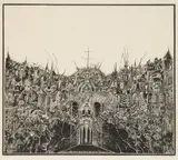 Józef Gielniak, N.b.o.g. z B. Sanatorium VII(didi a Wojciech Siemion), 1964, 1964, linoryt, bibuła, 29
