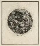 Józef Gielniak, Improvisation - lucubration, humorous and fanciful (dede a Andre Satsik), 1963, 1963, linoryt, bibuła, 34