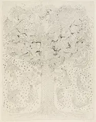 Józef Gielniak, A Stanisław K. Dawski, 1963, 1963, linoryt, bibuła