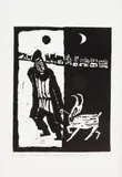 Jerzy Duda-Gracz, Szołem Alejchemowi z cyklu Judaica, 1964