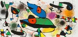 Sculptures II, 1974 by Joan Miró, 1974, litografia oryginalna, papier, sold Apr 2023