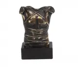 Pancerz by Igor Mitoraj, brąz, kamień, sold Mar 2023