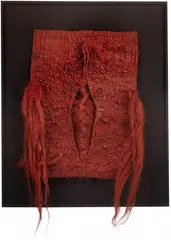 Magdalena Abakanowicz, Red Hair, 1970 -1972, gobelin, technika własna, sizal