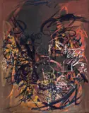 Ireneusz Pierzgalski, Bez tytułu, 1961, 1961, technika mieszana, płyta