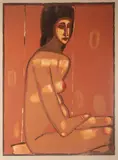 Jerzy Nowosielski, Akt, 1997, 1997, serigrafia, papier, 91