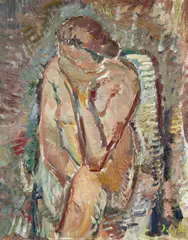 Jan Cybis, Akt, 1963 r., 1963, olej, płótno