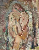 Jan Cybis, Akt, 1963 r., 1963, olej, płótno