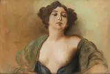 Irena Stankiewicz, Hetera, l.20-30 XX w., wg Franciszka Żmurki (1859-1910)pastel, papier