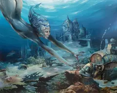 Tomasz Sętowski, Ocean Myśli, 2007, 2007, olej, płótno