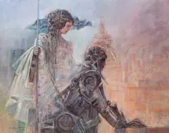 Andrzej Wroński, Zaczynamy, 2021, 2021, alkid, płótno