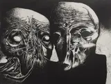 Bez tytułu by Zdzisław Beksiński, fotografia czarno-biała, papier fotograficzny, sold Feb 2023