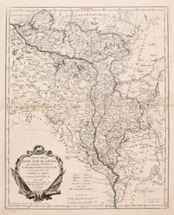 Carte de la Lithuanie Russienne qui comprend les Palatinats de Livonie… by Paolo Santini, Mapa pierwszego zaboru rosyjskiego z 1776 r., stan drugi, wyd. Giuseppe Antonio Remondini, Wenecja, 1784 miedzioryt kolo, sold Feb 2023
