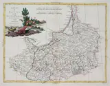 Antonio Zatta, Il Regno di Prussia con la Prussia Polacca…, Mapa Prus, Wenecja, 1781 miedzioryt kolorowany w epoce, 32