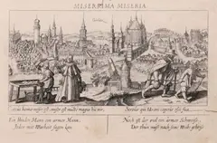 Daniel Meisner, Görlitz, Widok Zgorzelca, pochodzący z dzieła “Thesaurus Philo-Politicus…”, 1626 miedzioryt, 9