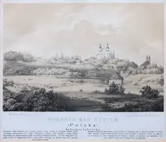Napoleon Orda, Horodło nad Bugiem, Widok Horodła, wyd. Zakład Litograficzny Maksymiliana Fajansa, Warszawa, 1882/1883litografia tonowana, wym. widoku 19