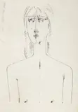 Jerzy Nowosielski, Akt, 1980 r., 1980, serigrafia, papier, 28