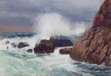 Soter Jaxa-Małachowski, Nad brzegiem, 1924 r.