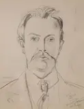 Wlastimil Hofman, Autoportret, 1918 r.