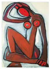 Andrzej Folfas, Bez tytułu, 2005, 2005, akryl, płótno