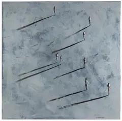 Filip Łoziński, Od Światła, 2022, 2022, akryl, płótno
