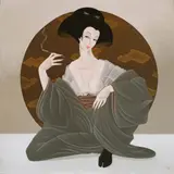 Urszula Tekieli, Bijin-ga, 2022, 2022, olej, płótno