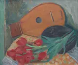 Jan Hrynkowski, Martwa natura z tulipanami, 1964, 1964, olej, płótno