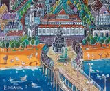 Sopot, 2017 by Edward Dwurnik, 2017, akryl, płótno, sold Nov 2022