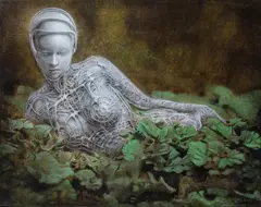 Back To Eden, 2020 by Peter Gric, 2020, akryl, płyta, sold Nov 2022