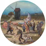 Dariusz Miliński, W ochronie dnia i nocy, 2019, 2019, olej, płótno