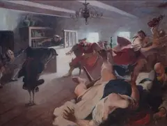 Włodzimierz Tetmajer, Pan Twardowski, ok. 1915-1917, olej, płótno