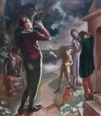 Stefan Gogolewski, Ulotny ton, 1926 r., 1926, olej, płótno