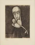 Stasys Eidrigevičius, Exlibris, akwaforta, papier
