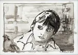 Robert Gliński, Kadr z filmu, tusz, papier