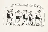 Andrzej Czeczot, Powrót z Sylwestra, tusz, papier