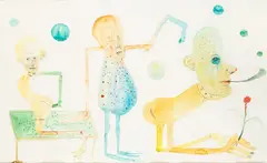 Maciej Świeszewski, Bez tytułu, 2002, 2002, akwarela, papier