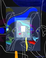 Stefan Krygier, Portret żony, 1994, 1994, olej, płótno