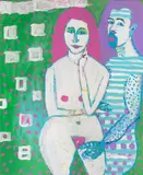 Wiesław Obrzydowski, Bez tytułu, 1998, 1998, olej, płótno