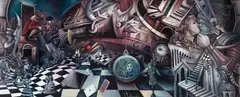 Tomasz Sętowski, Komnata spełnionych marzeń, olej, płyta