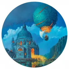 Andrzej Gosik, Ucieczka w nieznane, 2019, 2019, olej, płótno