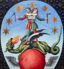 Rafał Kowalski, Rebis, 2021, 2021, olej, płótno