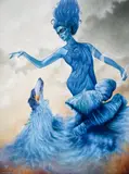Mariusz Zdybał, Metamorfozy - Cloud whisperer, 2016, 2016, olej, płotno