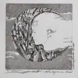 Tomasz Sętowski, Księżycowa Dama, akwaforta, papier