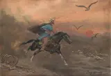 Jerzy Kossak, Na pustyni, 1940 r.